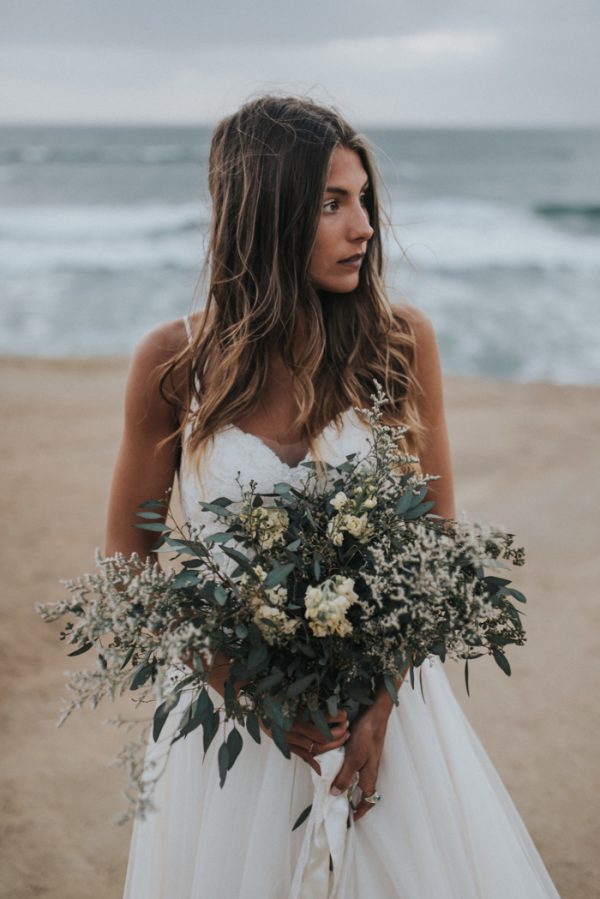Barefoot Seaside Sunset Cliffs Wedding in San Diego | Junebug Weddings