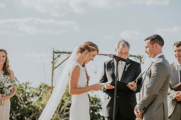 Summery White Orchid at Oasis Wedding Along the Caloosahatchee