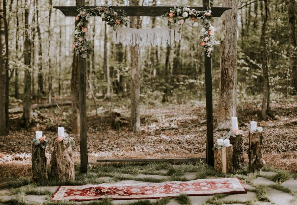 Vintage Georgia Forest Wedding at McCrite's Cottonwood Estate | Junebug ...