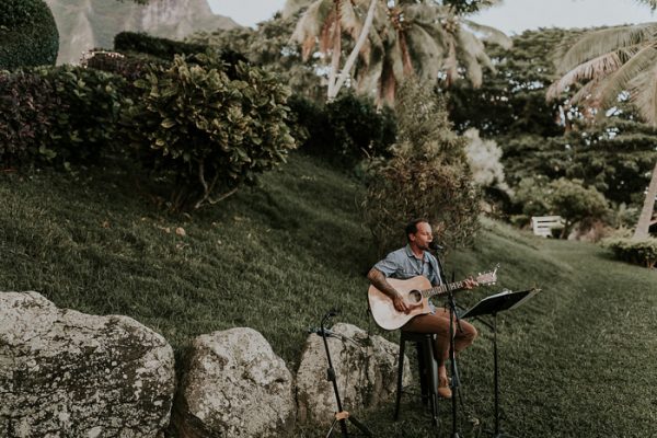 Utterly Romantic Hawaiian Wedding At Moli I Gardens At Kualoa