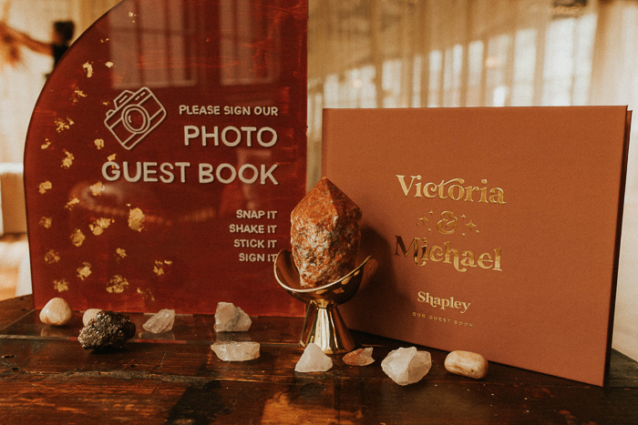 Presonalised Wedding Guest Book, Wooden Album Boho Photo Booth