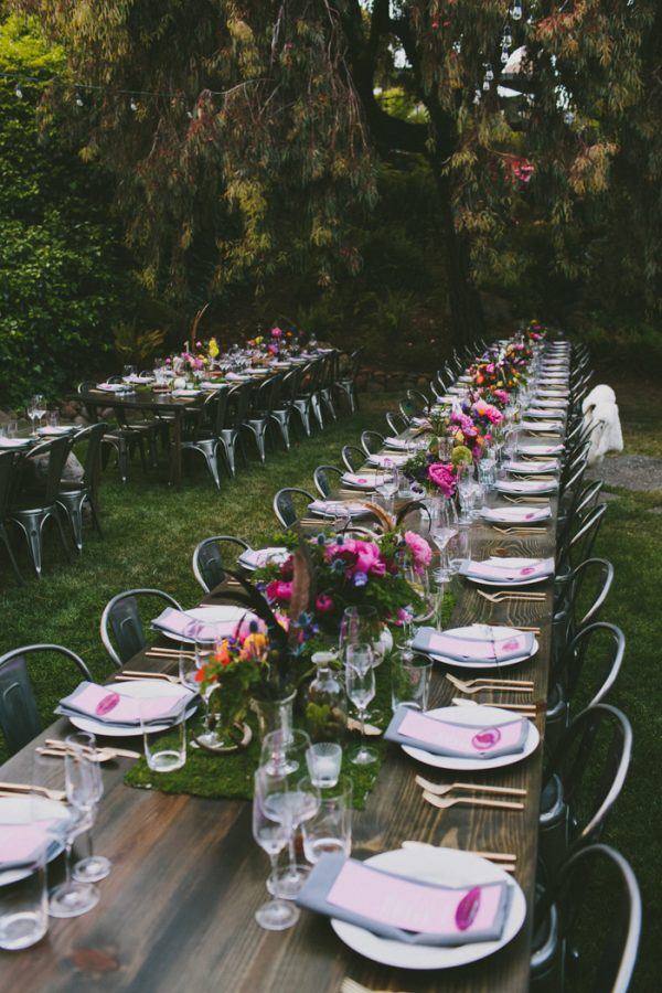 Colorful Al Fresco Wedding in California