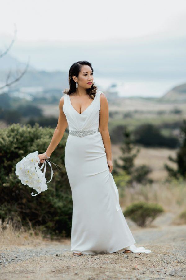 Modern Classic Wedding Dress by Essense of Australia, Style D1951