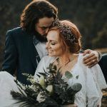 Dreamy Sunset Mountaintop Elopement Inspiration at Lone Tree Hill