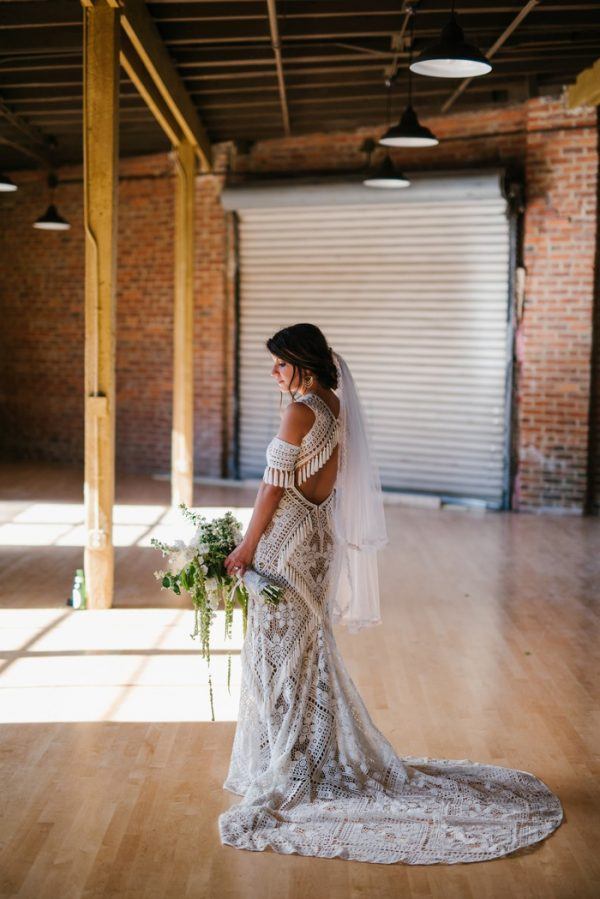 Earthy Boho  Nashville  Wedding  at Houston Station Junebug 