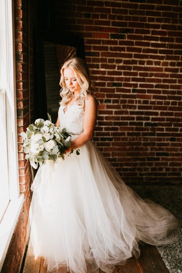 Understated Navy and Slate Blue Wedding at The Loft in Chehalis