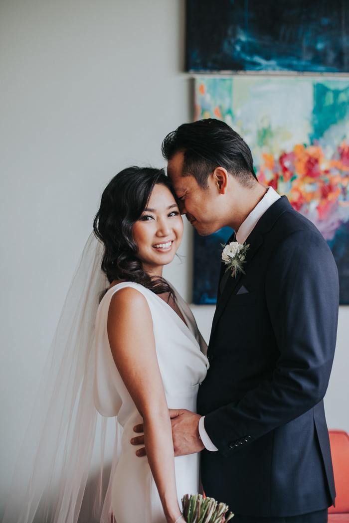 Vintage Modern Los Angeles Wedding At The Fig House Junebug Weddings