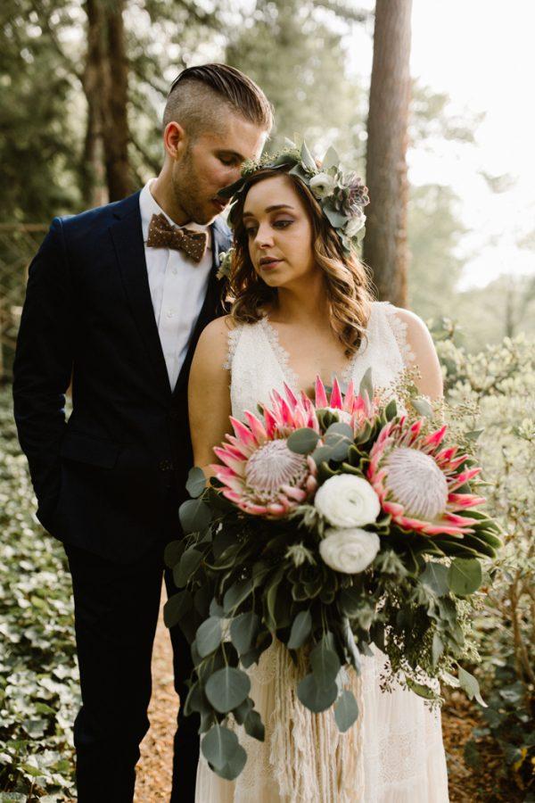 Boho Georgia Wedding at Dunaway Gardens | Junebug Weddings