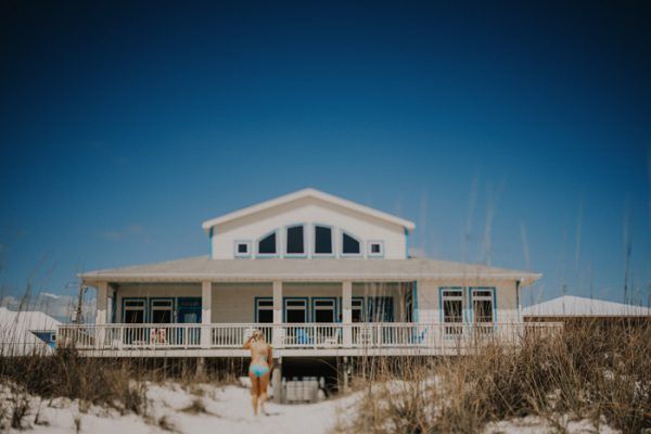 Glamorous Barefoot Pensacola Beach House Wedding Junebug Weddings