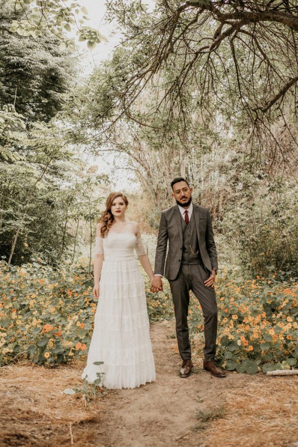 Copper Inspired Orange County Wedding At The Vintage Rose Junebug