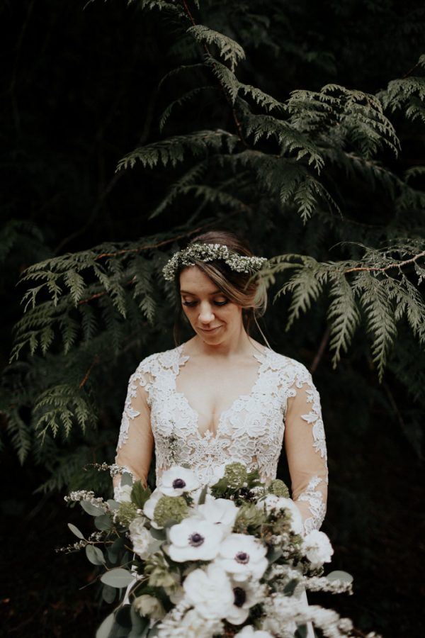 Private Waterfall Elopement in Olympic National Forest | Junebug Weddings