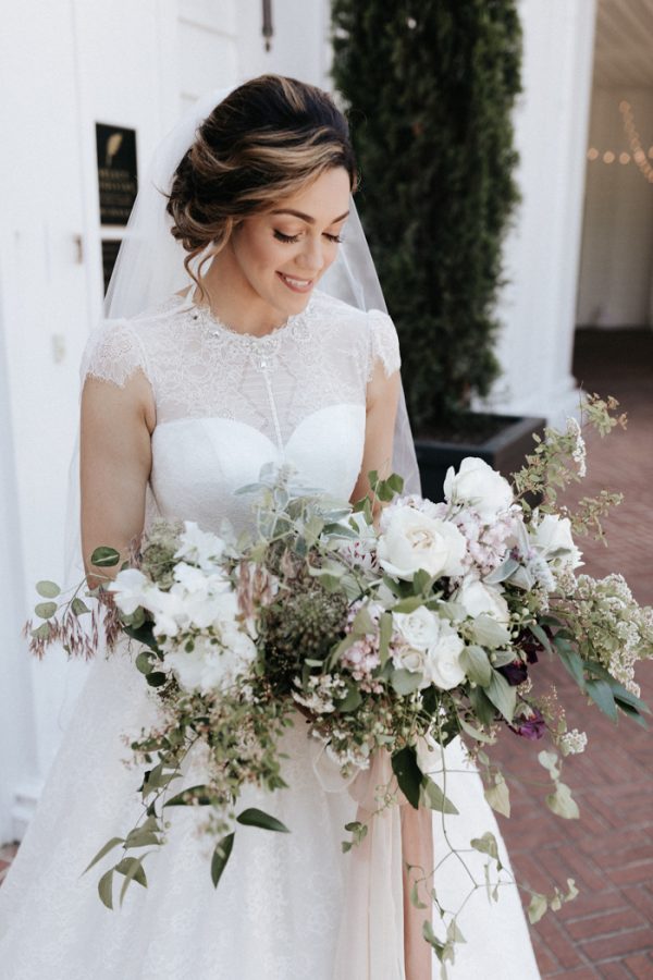 Enchanted Charlotte Garden Wedding at The Duke Mansion | Junebug Weddings