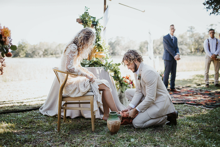 unity ceremony ideas for outdoor wedding