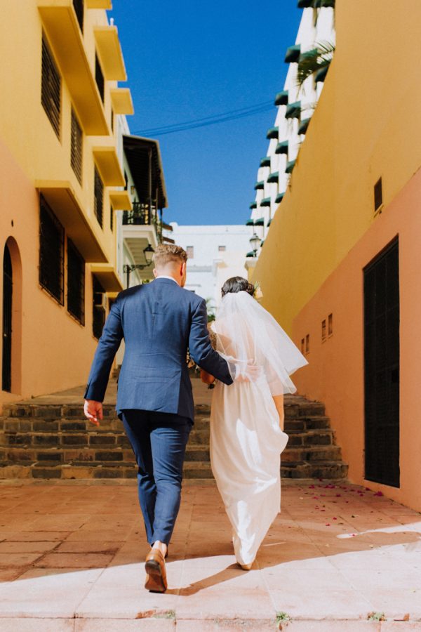 Low Key Glam Destination Wedding In Old San Juan Puerto Rico