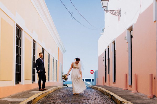 Low Key Glam Destination Wedding In Old San Juan Puerto Rico