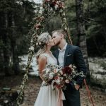 This Mt. Hood Elopement Has a Deliciously Beautiful Wine Color Palette