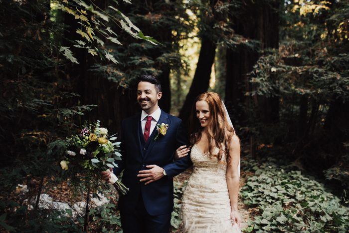 Boldly Stylish Big Sur Elopement at Glen Oaks | Junebug Weddings