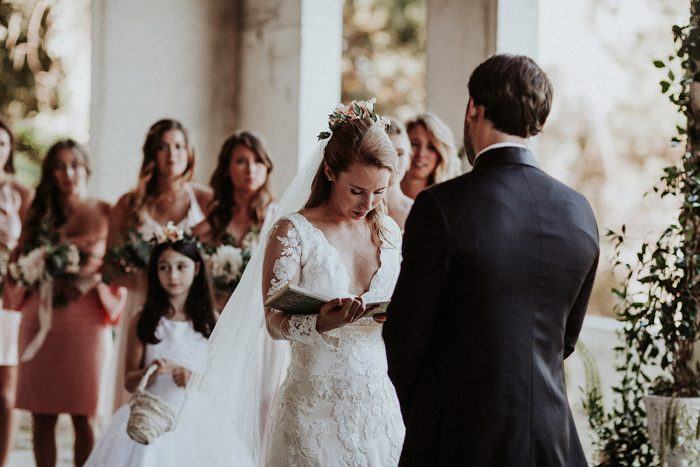 Romantic Dusty Rose French Riviera Wedding at Chateau Saint Georges ...