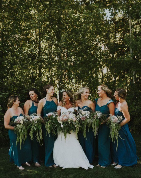 mountain wedding bridesmaid dresses