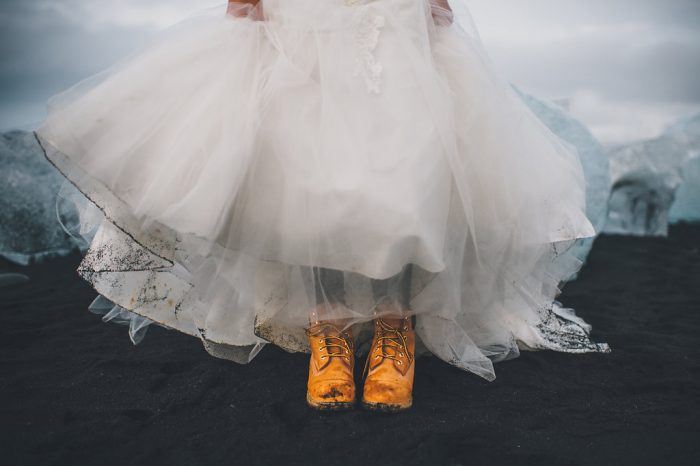 bridal hiking boots