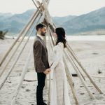 We’ve Got Heart Eyes for the Subtle Beauty in This Barrier Lake Elopement Inspiration
