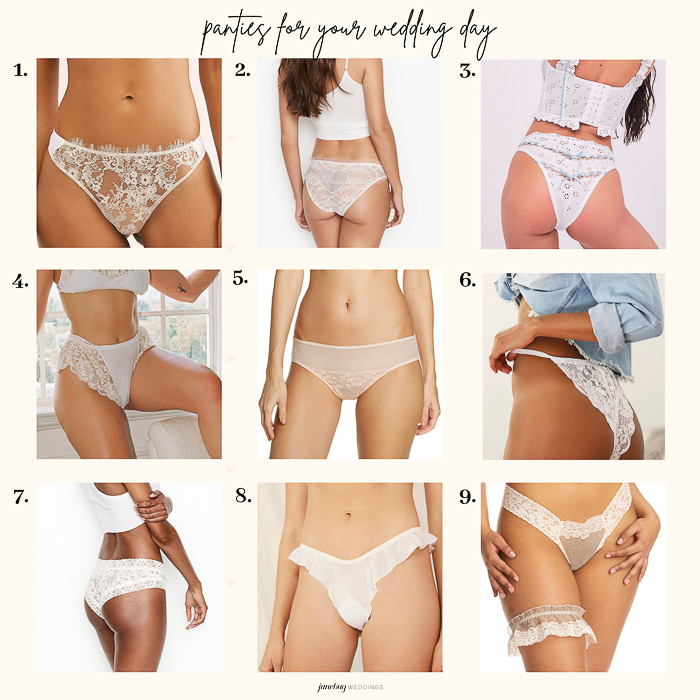 The Prettiest Wedding Lingerie for Your Big Day