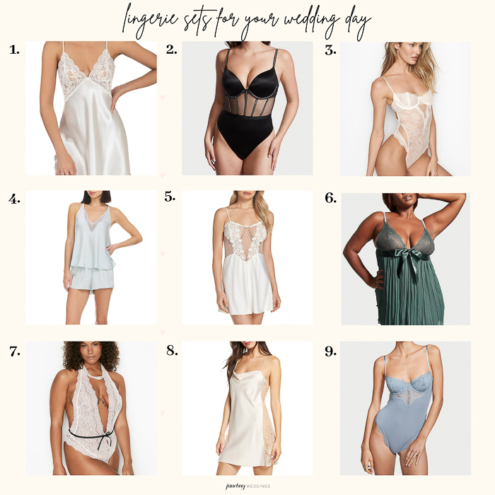 The Prettiest Wedding Lingerie for Your Big Day