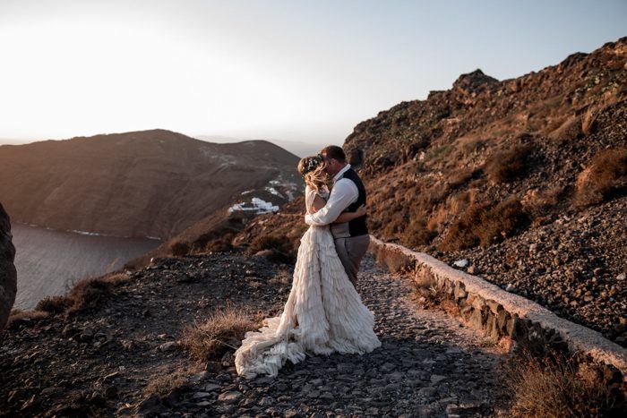 This Cocoon Suites Santorini Elopement Will Take Your Breath Away