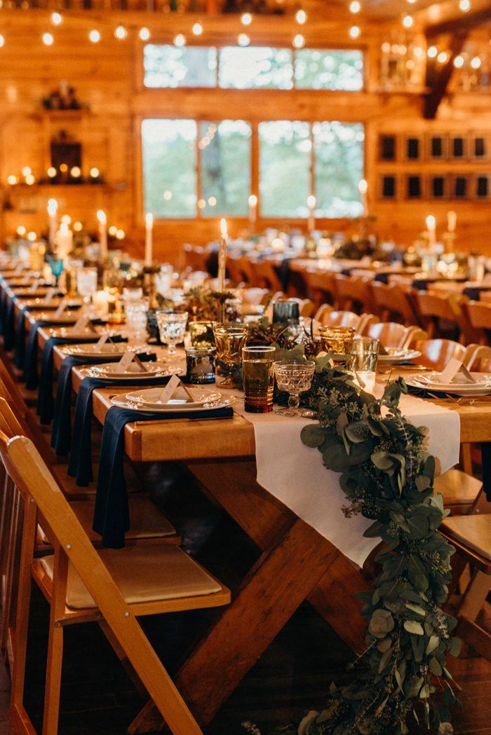 Nostalgic Berkshires Fall Wedding at Camp Lenox | Junebug Weddings