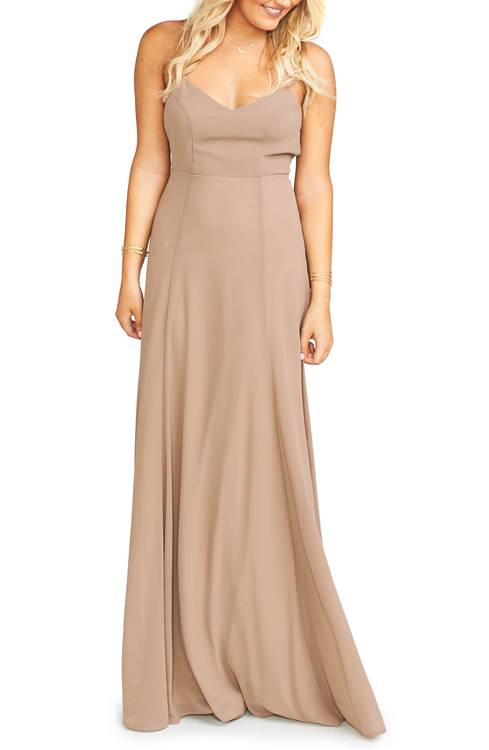 These Neutral Bridesmaids Dresses are Subtle Showstoppers | Junebug ...