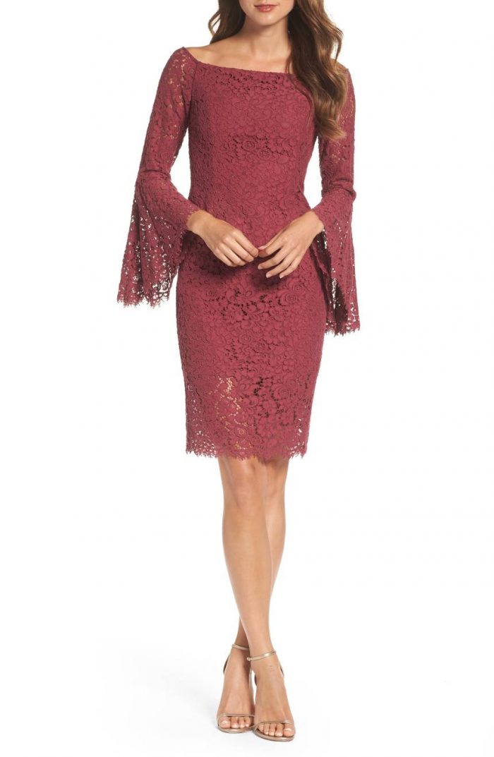 Corded Lace - Burgundy