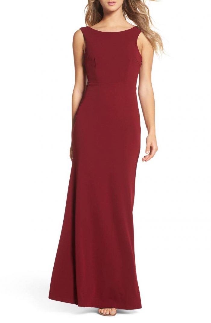 50 Beautiful Burgundy Bridesmaids Dresses Your Girls Will Love ...