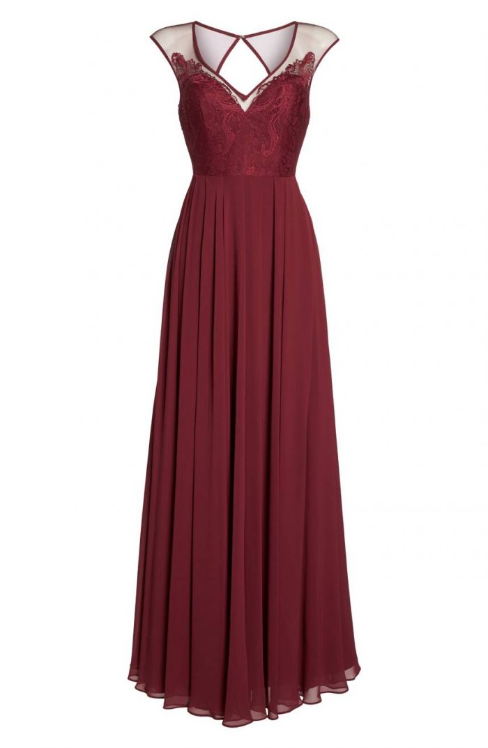 50 Beautiful Burgundy Bridesmaids Dresses Your Girls Will Love ...