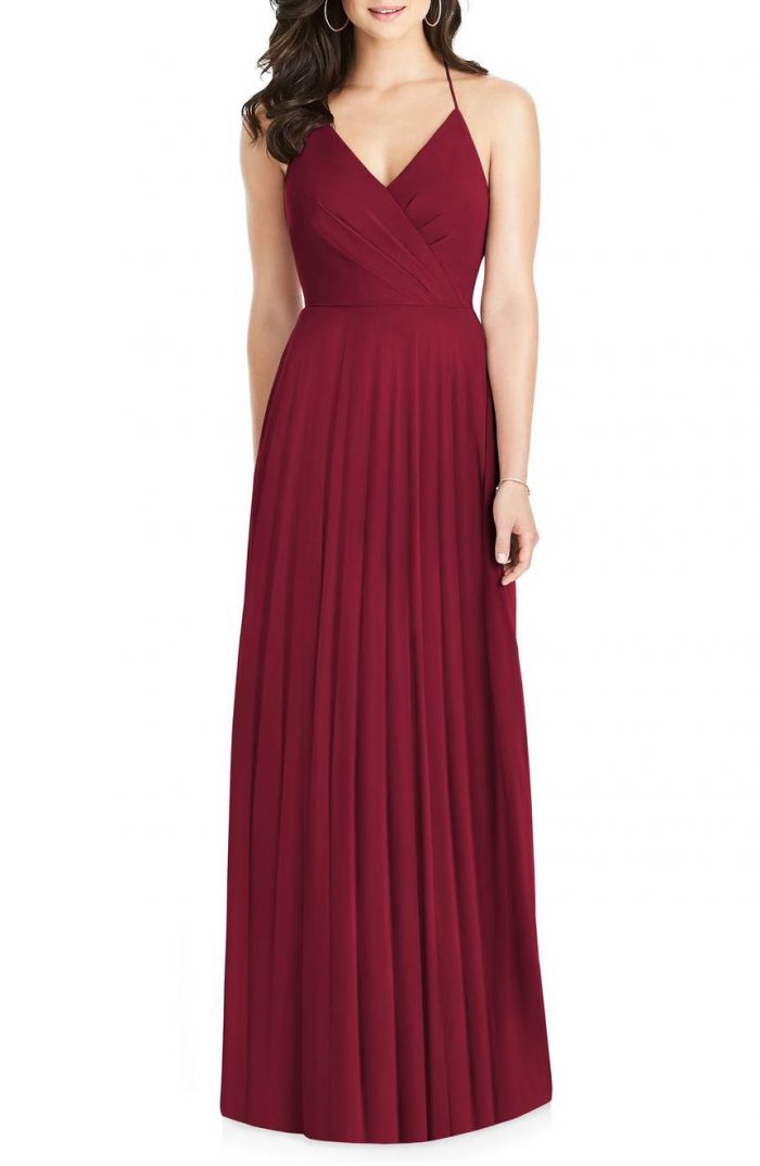 50 Beautiful Burgundy Bridesmaids Dresses Your Girls Will Love ...