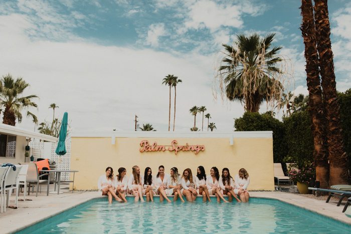 This Ace Hotel Palm Springs Wedding Gives Us Retro California Vibes Junebug Weddings