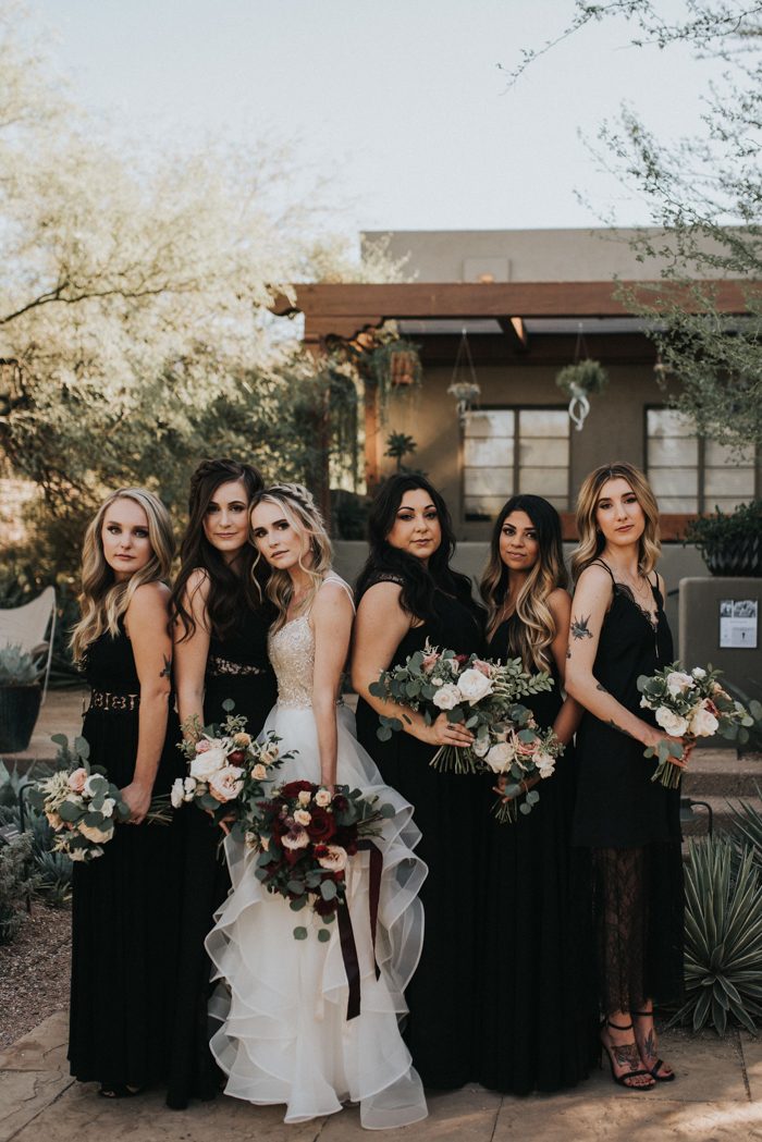 This Black, Burgundy, and Gold Desert Botanical Garden