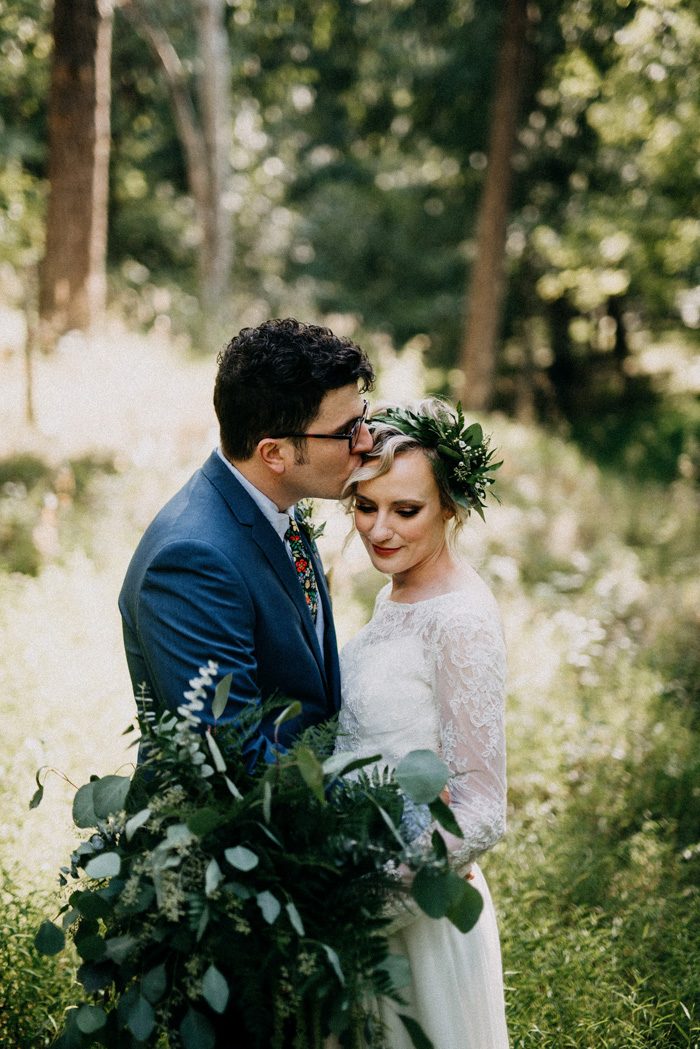 Earthy DIY St. Louis Wedding at Camp Wyman Junebug Weddings