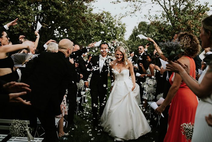 Elegant Outdoor French Wedding at the Bride s Family s Cognac Farm