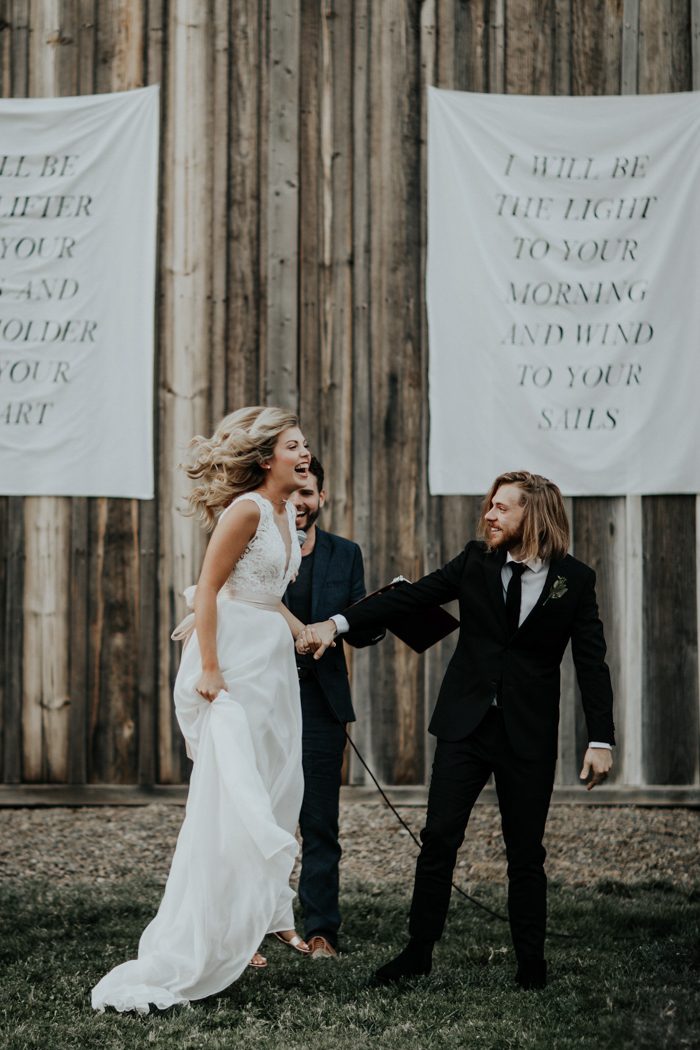 Naturally Beautiful Little Bear Creek Ranch Wedding in Blush and Sage