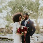 Pomegranate Inspired Elopement Shoot at The Falls of the Ohio