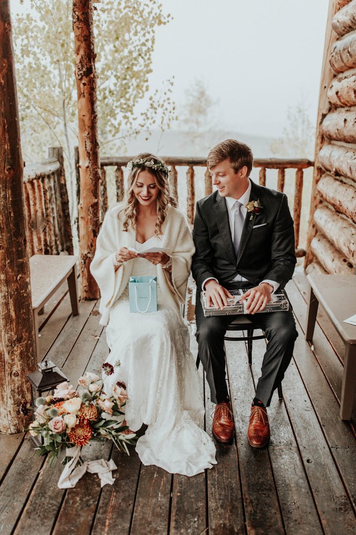 Artistic Aspen Wedding in the Mountains at Lynn Britt Cabin Junebug