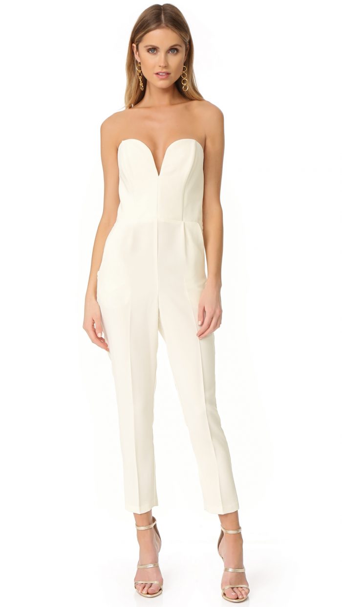 Bridal Jumpsuits Perfect for the Nontraditional Bride | Junebug Weddings