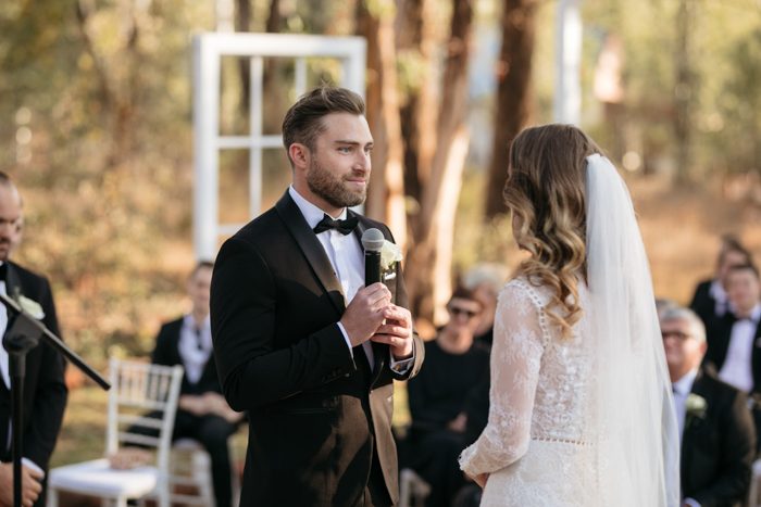 Black Tie Elegance Marries Rustic Industrial Style in This Lace On ...