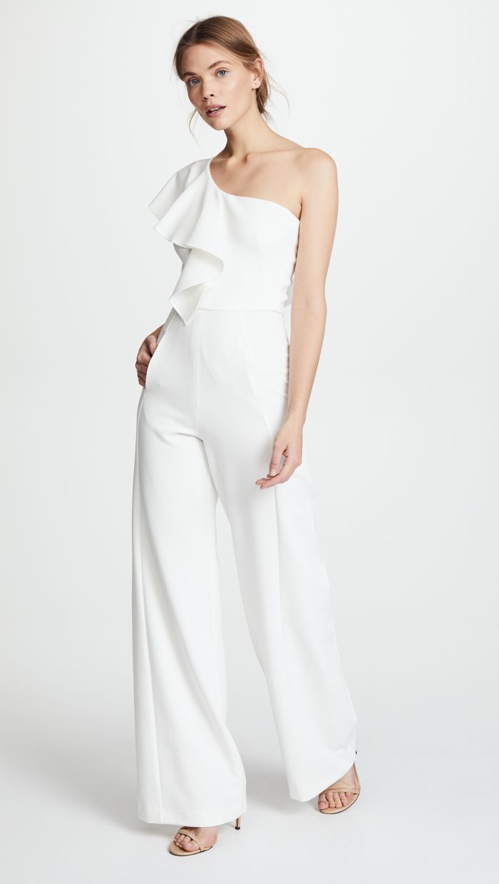 Bridal Jumpsuits Perfect for the Nontraditional Bride | Junebug Weddings