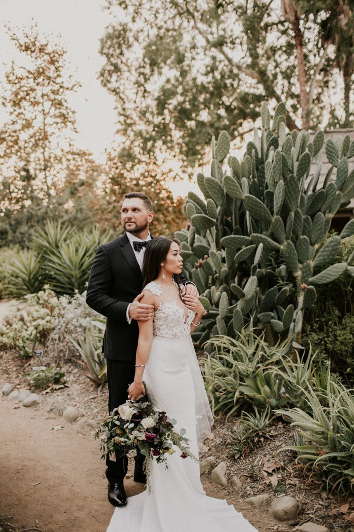 This Glam Franciscan Gardens Wedding Takes 'Til Death Do Us Part to the  Next Level