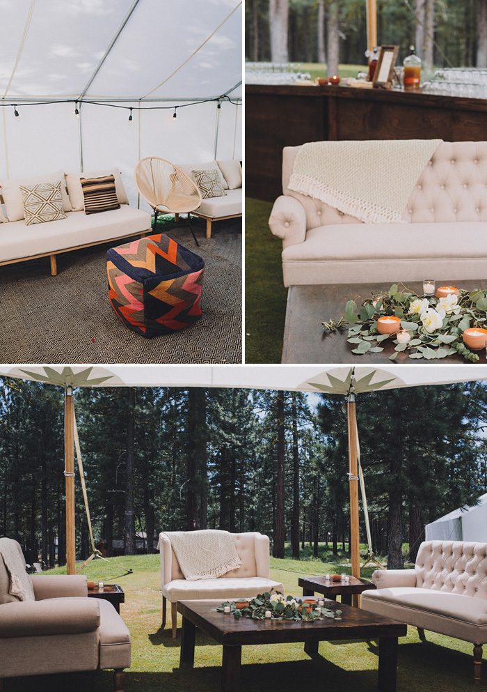 Organic Chalet View Lodge Wedding with a Touch of MidCentury Style