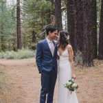 Organic Chalet View Lodge Wedding with a Touch of Mid-Century Style
