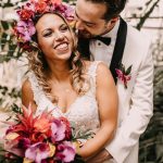 There is a Lot to Love in This Tropical Gatsby Wedding at Wolkenburg