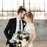 This Wedding at The Glass Factory Proves That Minimalism Can Be Totally Romantic