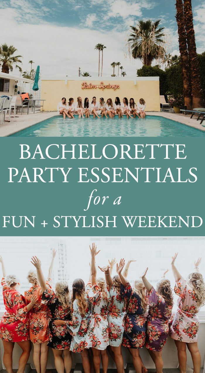 Bachelorette Party Essentials For A Fun Stylish Weekend Junebug Weddings